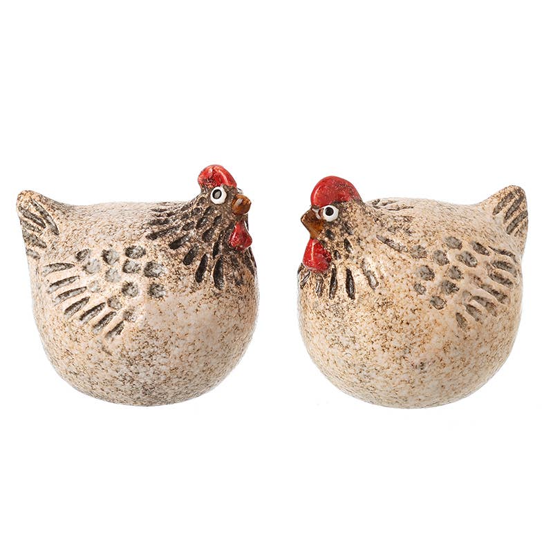 CERAMIC CHICKEN MIX 2 DESIGNS