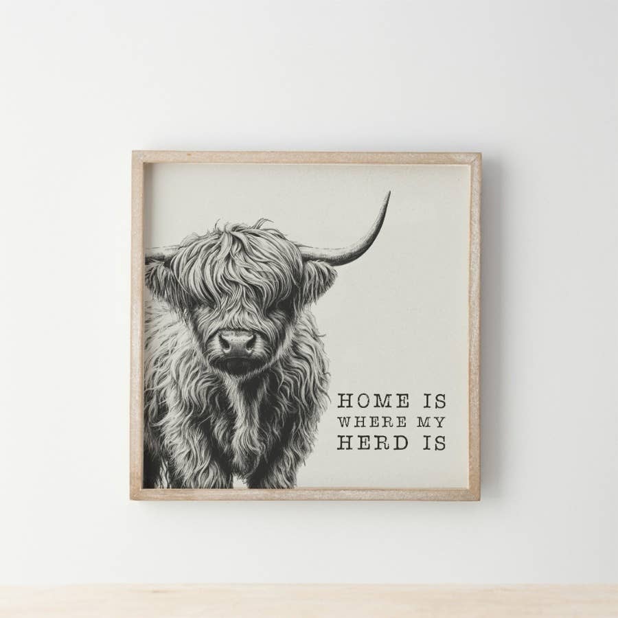 Highland Cow Frame